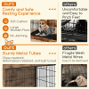Dog Crate Furniture with Cushion and Double Doors for Small/Medium Dogs