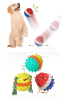 Pet Chew Toy Interactive Treat Toy Squeaky Bounce Toy with Rope for Aggressive Dog Chewers