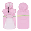 Pet raincoat for large and small dog; PU waterproof big dog raincoat; outdoor reflective dog raincoat