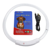 USB Rechargeable LED Dog Collar Multi-Color Lighting Dog Safety Collar Cuttable Length Glow Dog Collar For Small Medium Large Dog Night Walking