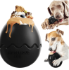 Large Dog Toy Dinosaur Eggs Fillable Slow Feeder Chew Interactive Toy Release Anxiety French Bulldog Labrador Pet Teeth Cleaning