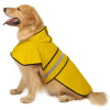 Reflective Dog Raincoat Hooded Slicker Poncho for Small to X-Large Dogs and Puppies; Waterproof Dog Clothing