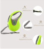 Retractable Pet Leash Automatic with Nylon Ribbon Cord Soft Hand Grip Extendable Traction Rope Break & Lock System