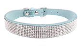 Dog Collar Crystal Glitter Rhinestone Pet Collars Zinc Alloy Buckle Collar For Small Medium Dogs Cats Chihuahua Pug Dog Collar