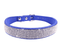 Dog Collar Crystal Glitter Rhinestone Pet Collars Zinc Alloy Buckle Collar For Small Medium Dogs Cats Chihuahua Pug Dog Collar