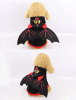 Pet Black Bat Wing Costume Hooded Winter Warm Sweater Halloween Costume
