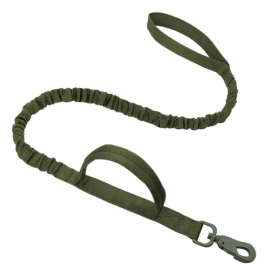 Tactical Leash for Dogs Quick Release Military Dog Leash with 2 Control Handle; Bungee trap (Specifications (length * width): 100-150cm, Color: Military Green)