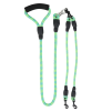 Double Dogs Leash No-Tangle Dogs Lead Reflective Dogs Walking Leash w/ Swivel Coupler Padded Handle