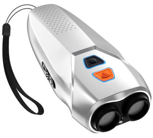 Dog Barking Control Devices Dual Sensor Anti Barking Device with Training/Deterrent Modes Dog Whistle to Stop Barking Ultrasonic Dog Barking Dete (Color: Silver)