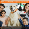 Dog Training Collar; Waterproof Shock Collars for Dog with Remote Range 1640 ft; 3 Training Modes; Beep; Vibration and Shock; Rechargeable Electr