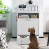Pet Feeder Station with Stainless Steel Bowl