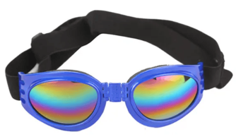 Pet Sunglasses For Dog & Cat; Foldable Dog Glasses For Outdoor; Cat Sunglasses; Pet Accessories (Color: Blue, Size: One-size)