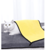 Coral velvet speed pet dry towel dog cat bath towel soft absorbent pet bath towel