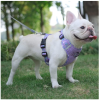 Dog Harnesses; New style dog chest strap vest type big dog chest strap explosion-proof flush walking dog rope reflective pet traction rope