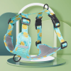 Dog Harnesses; New style dog chest strap vest type big dog chest strap explosion-proof flush walking dog rope reflective pet traction rope