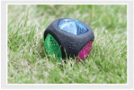 Pet Rubber Bouncing Toy Dog Chew Toy Light up Ball Squeaky Toy, Bite Resistant Irregular Shape Toy