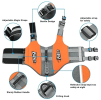 Dog Life Jacket; Reflective Dog Safety Vest Adjustable Pet Life Preserver with Strong Buoyancy and Durable Rescue Handle for Swimming; Surfing; B