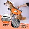 Dog Life Jacket; Reflective Dog Safety Vest Adjustable Pet Life Preserver with Strong Buoyancy and Durable Rescue Handle for Swimming; Surfing; B