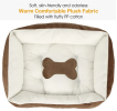 Pet Dog Bed Soft Warm Fleece Puppy Cat Bed Dog Cozy Nest Sofa Bed Cushion Mat S Size