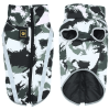 Winter windproof dog warm clothing; dog jacket; dog reflective clothes