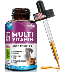 Cat And Dog Multivitamin Liquid With Glucosamine & Cranberry 15 In 1 Health Supplements For Urinary Tract Kidney Bladder Hip And Joint Skin And C (Option: Beloved Pets)