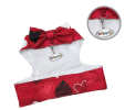 Abstract Hearts Harness Vest with Matching Leash