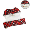 Red Plaid Harness Vest with Matching Leash