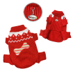 Candy Cane Bone Holiday Sweater Bodysuit
