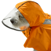 Clear View Poncho Raincoat with Reflective Stripes