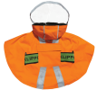 Clear View Poncho Raincoat with Reflective Stripes