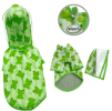 Clear View Froggy Raincoat with Fleece Lining and Detachable Hood
