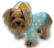 Clear View Happy Sunshine Raincoat with Fleece Lining and Detachable Hood