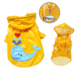 Splashing Whale Raincoat with Cotton Lining