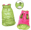Reversible Parka Vest with Ruffle Trims