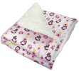 Girly Monkey Flannel/Plush Blanket