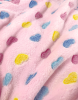Ultra Plush Colorful Hearts Blanket