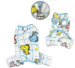Ultra Plush Colorful Dinosaurs Front Sleeveless Pajamas