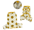 Ultra Plush Happy Face Front Sleeveless Pajamas
