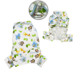 Zoo Animals Flannel Pajamas with 2 Pockets