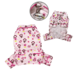 Girly Monkey Flannel Pajamas with 2 Pockets