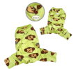 Silly Monkey Front Sleeveless Fleec Pajamas
