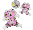 Ultra Soft Plush Minky Bumblebee & Flower Pajamas