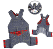 Adorable Stripy Denim Overall
