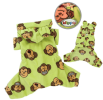 Adorable Silly Monkey Fleece Dog Pajamas/Bodysuit with Hood