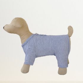 Sweet Dreams Dog Pajamas (Color: Grey, Size: MD)