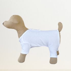 Sweet Dreams Dog Pajamas (Color: White, Size: SM)