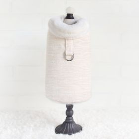Zha Zha Dog Coat (Color Option: Peach, Size: M)