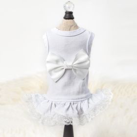 Ballerina Dog Dress Collection (Color Option: White, Size: M)