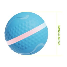 Smart Interactive Dog Toys, Automatic Moving Ball With Lighting Modes,  Interactive Dog Toys For Dog Enrichment & Stimulation, Motion Activated R (Color: Blue)