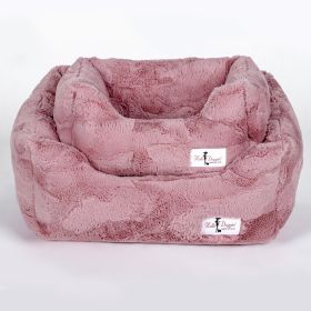 Cuddle Dog Bed (Color: Mauve, Size: SM)